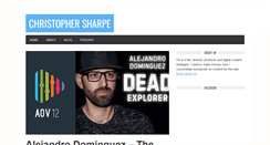 Desktop Screenshot of christophersharpe.com